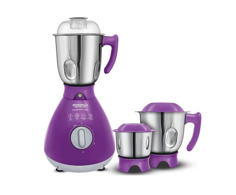 Maharaja Powerclick Violet Mixer Grinder 750-Watt MG Maharaja Powerclick Violet Mixer Grinder 750-Watt MG