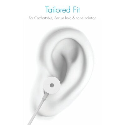 PORTRONICS EARPHONE CONCH 204 WHITE POR764