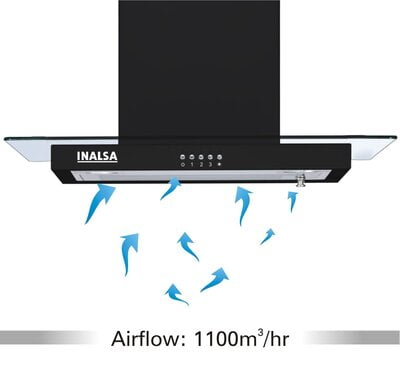 Inalsa POLO 60BKBF Wall Mounted Chimney Inalsa POLO 60BKBF Wall Mounted Chimney