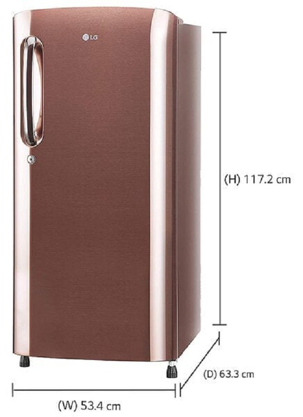 LG REF B201AASC 190LTR 2 Star Direct-Cool Single-Door Refrigerator LG REF B201AASC 190LTR 2 Star Direct-Cool Single-Door Refrigerator
