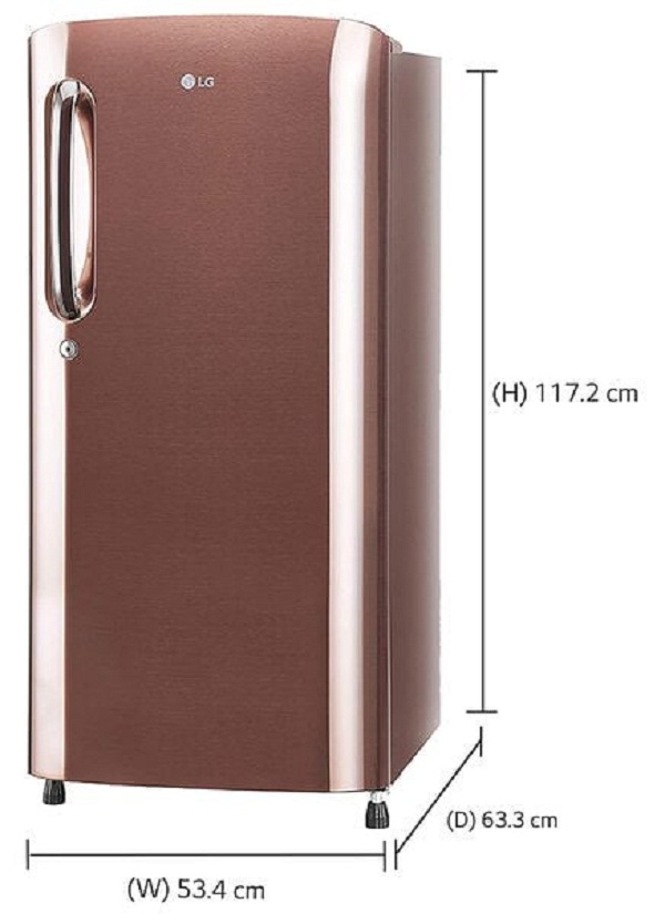 LG REF B201AASC 190LTR 2 Star Direct-Cool Single-Door Refrigerator