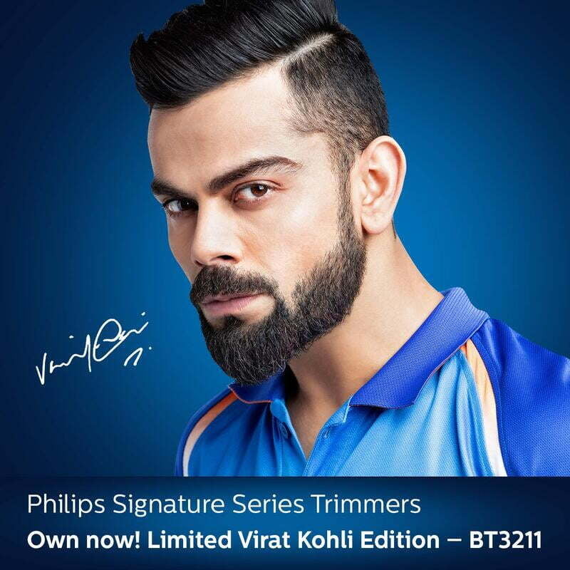 philips trimmer virat kohli