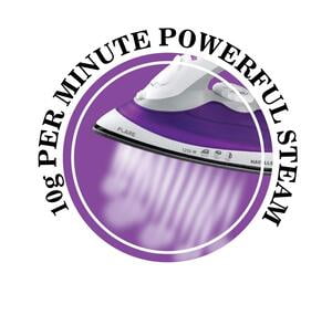 HAVELLS STEAM IRON FLARE PURPLE 1250W HAVELLS STEAM IRON FLARE PURPLE 1250W