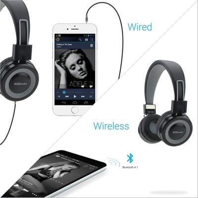 PORTRONICS HEADSET BLUETOOTH MUFFS G GREY POR012 PORTRONICS HEADSET BLUETOOTH MUFFS G GREY POR012