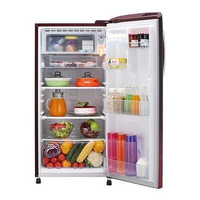 LG 190 L Inverter Direct-Cool Single Door Refrigerator (GL-B201ASPY, Scarlet Plumeria)