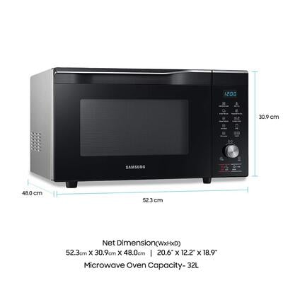 Samsung 32 Litre Convection MC32K7056QT/TL Microwave Oven Samsung 32 Litre Convection MC32K7056QT/TL Microwave Oven