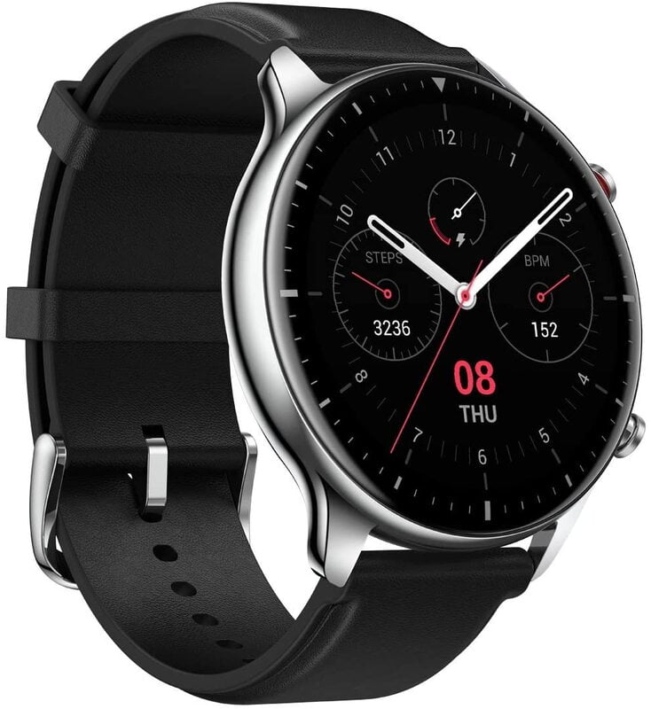 Huami Amazfit GTR 2 Smartwatch Classic Edition with 3GB Storage, GPS, Heart Rate, SpO2 Monitor and Bluetooth Phone Calls