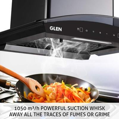 Glen Cooker Hood 6060BL Auto Clean 60cm 1050mq