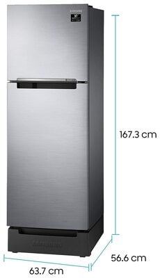 Samsung RT28T3123SL/HL 253 litre 3 Star Inverter Double Door Refrigerator Samsung RT28T3123SL/HL 253 litre 3 Star Inverter Double Door Refrigerator