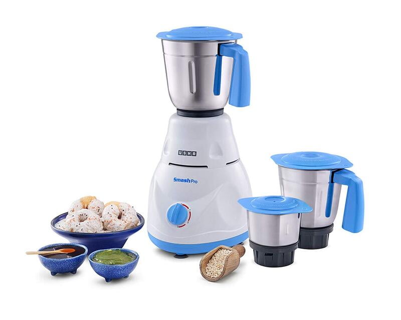 Usha Smash Pro MG 3753 Mixer Grinder with 3 Jars