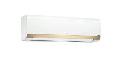 Hitachi 1.5 Ton 3 Star Hot and Cold Inverter Split AC (Copper, RSNG318HDXA, Gold)