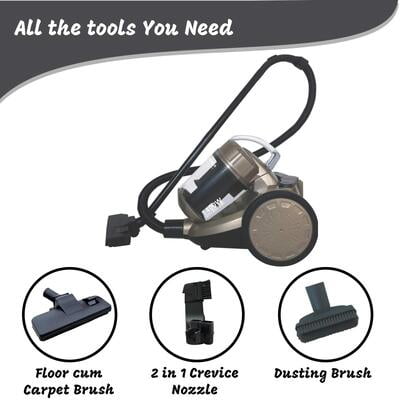 Inalsa Supremo Cyclonic 1400W Bagless Cylinder Vacuum Cleaner Inalsa Supremo Cyclonic 1400W Bagless Cylinder Vacuum Cleaner