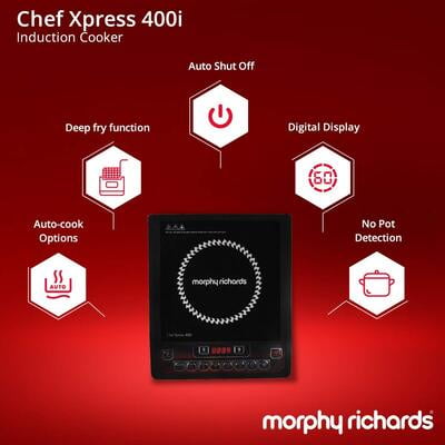 MORPHY RICHARDS INDUCTION COOKER CHEF XPRESS 400i MORPHY RICHARDS INDUCTION COOKER CHEF XPRESS 400i