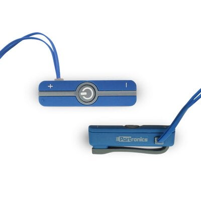 PORTRONICS STEREO BLUTOOTH HEADSET HARMONICS 206 BLUE POR837 PORTRONICS STEREO BLUTOOTH HEADSET HARMONICS 206 BLUE POR837
