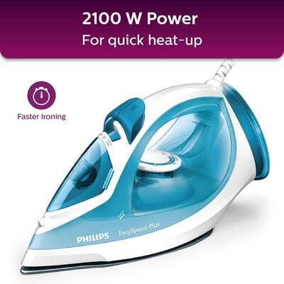 Philips Easy Speed Plus GC2040/70 Steam Iron 2100-Watts Philips Easy Speed Plus GC2040/70 Steam Iron 2100-Watts