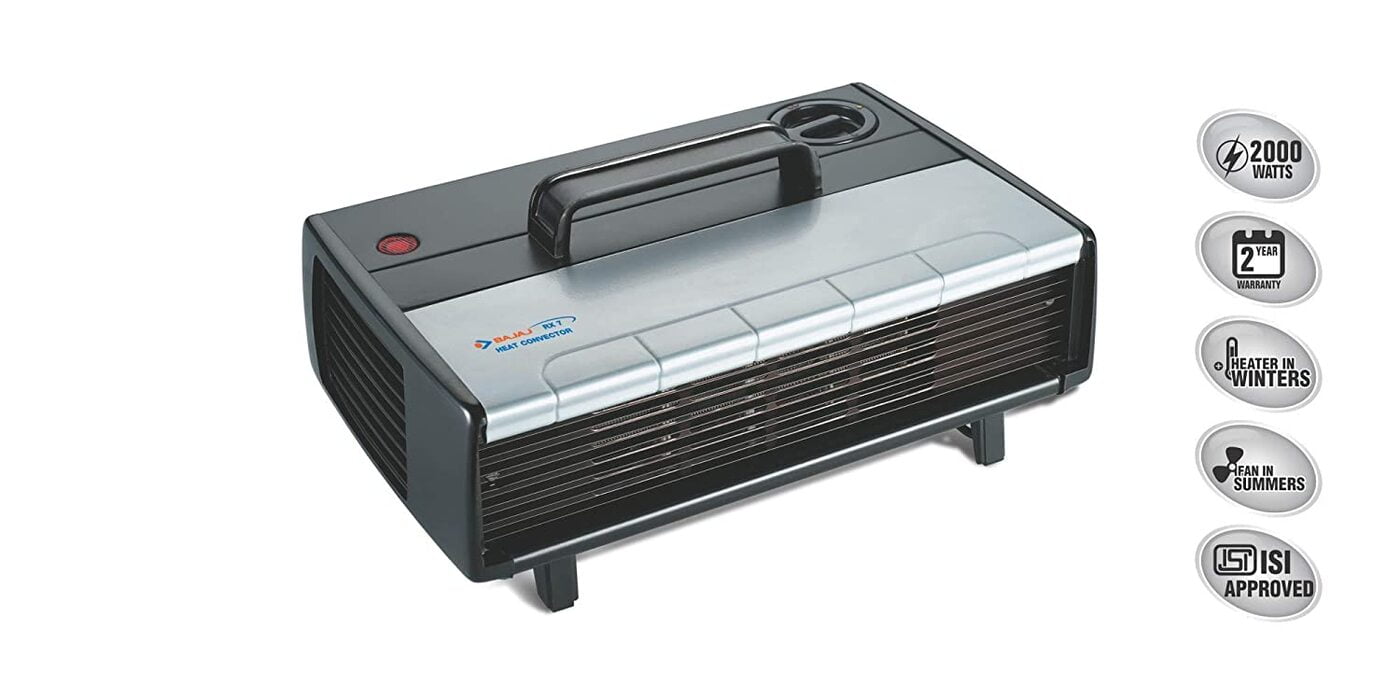 Buy Bajaj RX 7 Majesty 2000-W Room Heater Online At Lowest Price In India  On Dillimall.Com