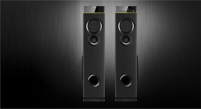 PHILIPS TOWER SPEAKERS SPA9080B/94 2.0 PHILIPS TOWER SPEAKERS SPA9080B/94 2.0