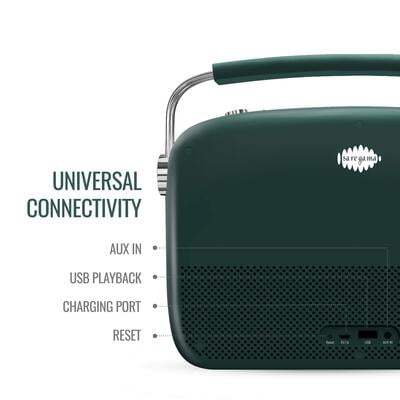 Saregama Carvaan 2.0 Portable speaker 5000 Pre-loaded songs with Podcast, FM/BT/AUX Saregama Carvaan 2.0 Portable speaker 5000 Pre-loaded songs with Podcast, FM/BT/AUX