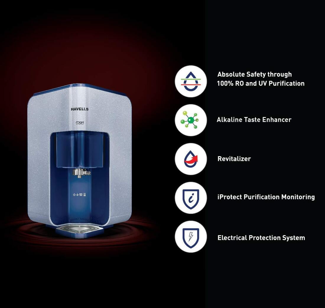 Buy HAVELLS WATER PURIFIER MAX ALKALINE lowest price at