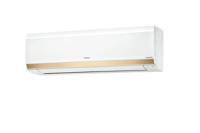 Hitachi 1.5 Ton 3 Star Hot and Cold Inverter Split AC (Copper, RSNG318HDXA, Gold)