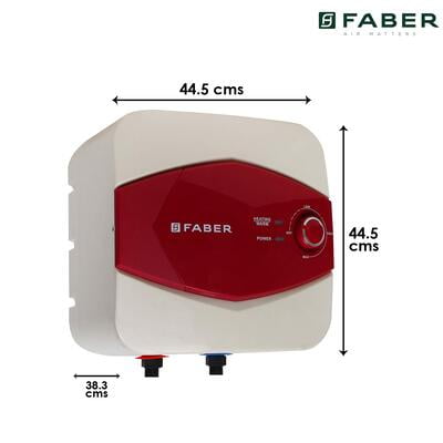 Faber Glitz 25 LTR. Storage Water Heater/Geyser (5 Star,2KW, Free Installation) Faber Glitz 25 LTR. Storage Water Heater/Geyser (5 Star,2KW, Free Installation)