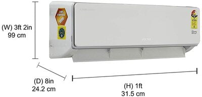 VOLTAS SPLIT AC 1.5TON INVERTER COPPER 185V ADS (SPRINT) VOLTAS SPLIT AC 1.5TON INVERTER COPPER 185V ADS (SPRINT)