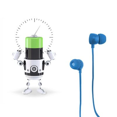PORTRONICS STEREO BLUTOOTH HEADSET HARMONICS 206 BLUE POR837 PORTRONICS STEREO BLUTOOTH HEADSET HARMONICS 206 BLUE POR837