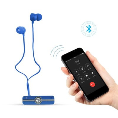 PORTRONICS STEREO BLUTOOTH HEADSET HARMONICS 206 BLUE POR837 PORTRONICS STEREO BLUTOOTH HEADSET HARMONICS 206 BLUE POR837