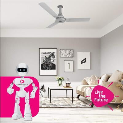 Ottomate Smart Ready 1250 mm Ceiling Fan With 3 Blades Ottomate Smart Ready 1250 mm Ceiling Fan With 3 Blades
