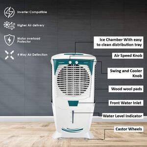 Crompton Ozone 55-Litres Desert Air Cooler with Honeycomb Pads Crompton Ozone 55-Litres Desert Air Cooler with Honeycomb Pads
