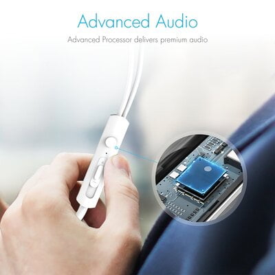 PORTRONICS EARPHONE CONCH 204 WHITE POR764 PORTRONICS EARPHONE CONCH 204 WHITE POR764