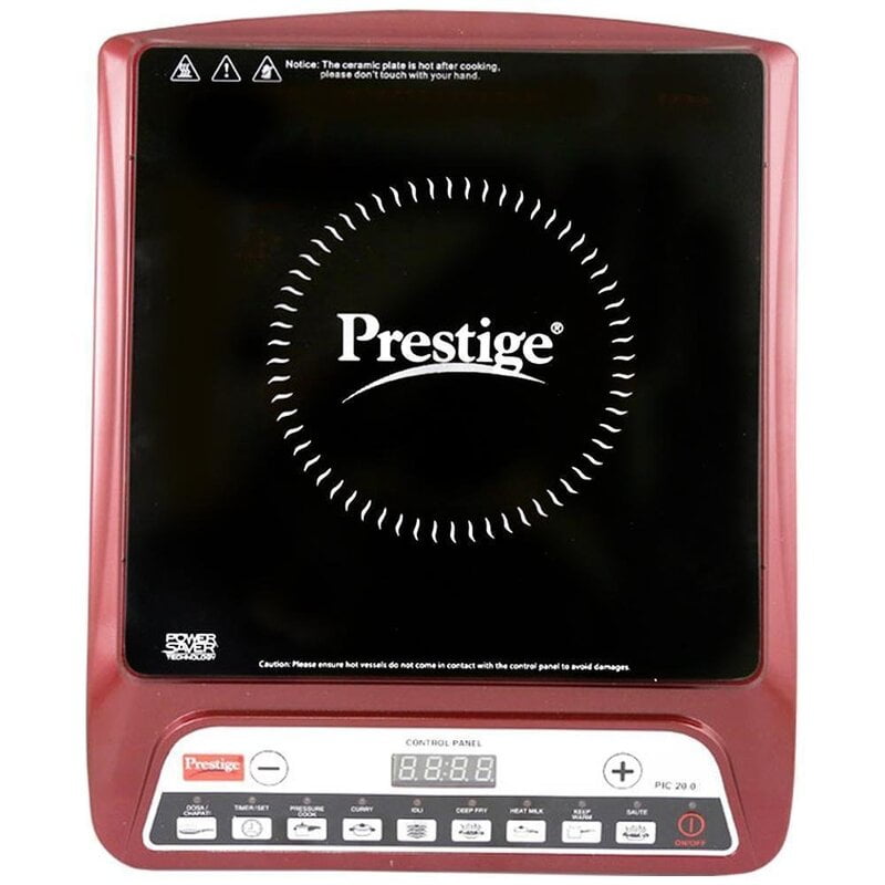 Prestige Induction Cook Top PIC 20.0 Maroon
