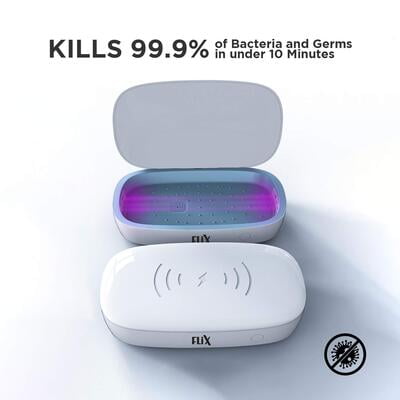 FLix (Beetal) XUV-U10 Qi 10W Wireless Charger and UVC Steriliser/Sanitiser Disinfection Box