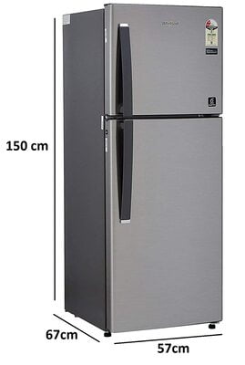 Whirlpool Refrigerator NEO 258LH CLS PLUS Chromium Steel 1S Whirlpool Refrigerator NEO 258LH CLS PLUS Chromium Steel 1S