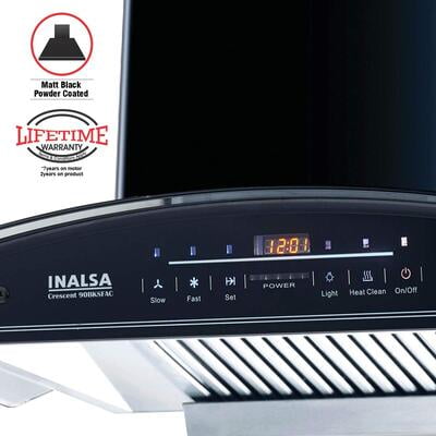 Inalsa Cruise 90BKSFAC 1300 m³/hr, Auto Clean, Kitchen Chimney Inalsa Cruise 90BKSFAC 1300 m³/hr, Auto Clean, Kitchen Chimney