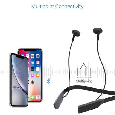 PORTRONICS STEREO BT EARPHONE HARMONICS 220-GREY POR560 PORTRONICS STEREO BT EARPHONE HARMONICS 220-GREY POR560