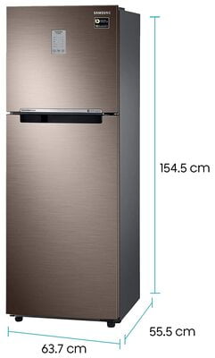 Samsung RT28T3722DX/HL 253 litre 2 Star Inverter Frost - Free Double Door Refrigerator