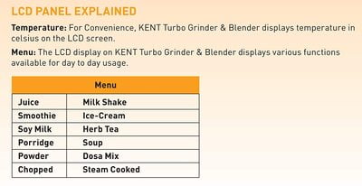 KENT Turbo Grinder and Blender 3000-Watt (Steel Grey & Black)