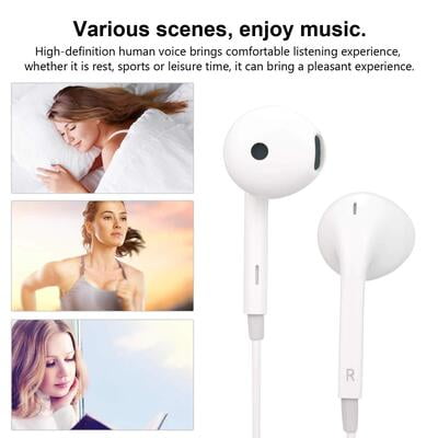 Lenovo HF170 Wired in Earphone with Mic Volume Control Lenovo HF170 Wired in Earphone with Mic Volume Control