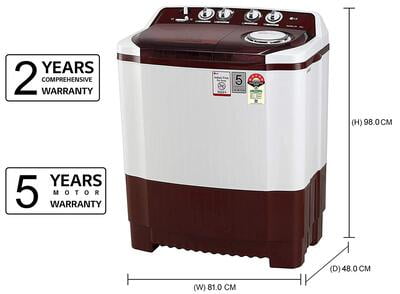 LG WASHING MACHINE 8KG P8035SRMZ