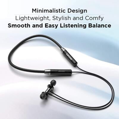 Lenovo HE05 Wireless Bluetooth 5.0 In-Ear Neck Band Lenovo HE05 Wireless Bluetooth 5.0 In-Ear Neck Band