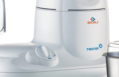 Bajaj Twister 750-Watt Mixer Grinder with 3 Jars (White) Bajaj Twister 750-Watt Mixer Grinder with 3 Jars (White)