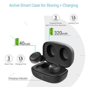 PORTRONICS BT EARBUDS -HARMONICS TWINS MINI (POR325) PORTRONICS BT EARBUDS -HARMONICS TWINS MINI (POR325)