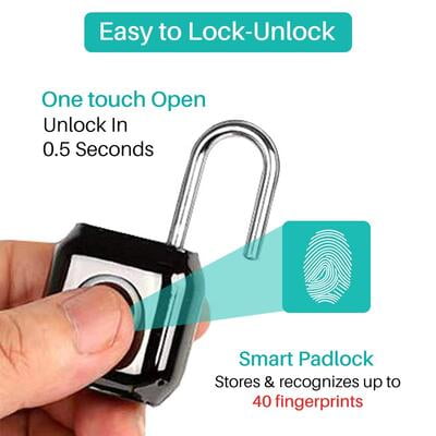 Portronics Fingerprint Padlock Biolock