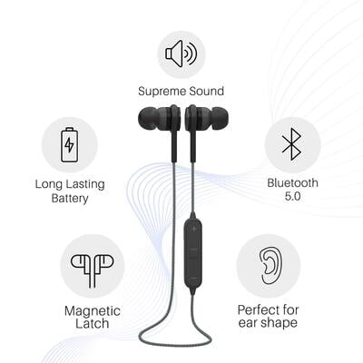 Portronics Harmonics 224 Wireless Sports Headset POR-1156 Portronics Harmonics 224 Wireless Sports Headset POR-1156
