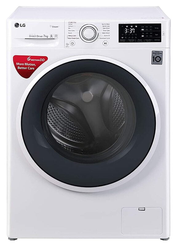 LG WASHING MACHINE FRONT LOADING 7KG FHT1007SNW LG WASHING MACHINE FRONT LOADING 7KG FHT1007SNW