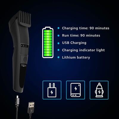 Vega VHTH-19 T-3 Beard Trimmer with Quick Charge