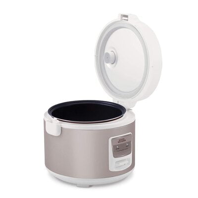 KENT Electric Rice Cooker 5-litres 700-Watt (White and Reddish Grey) KENT Electric Rice Cooker 5-litres 700-Watt (White and Reddish Grey)