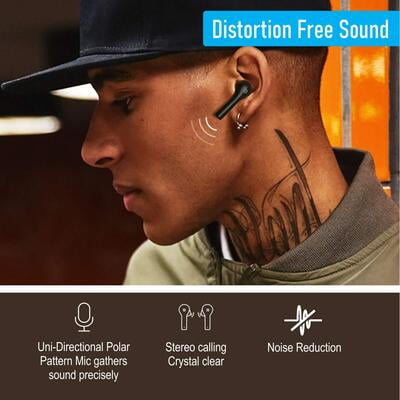 Portronics Harmonics Twins Mini II Smart TWS EarBuds POR1050 Portronics Harmonics Twins Mini II Smart TWS EarBuds POR1050