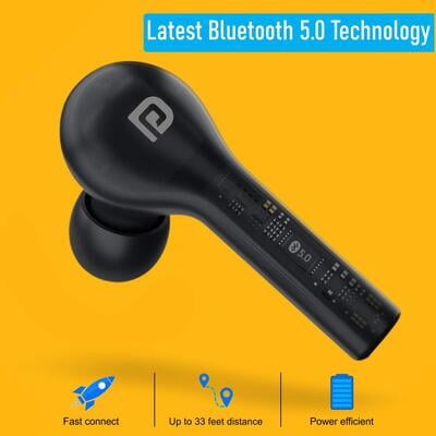Portronics Harmonics Twins Mini II Smart TWS EarBuds POR1050 Portronics Harmonics Twins Mini II Smart TWS EarBuds POR1050